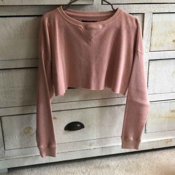 Abercrombie & Fitch Tops - Cropped Henley